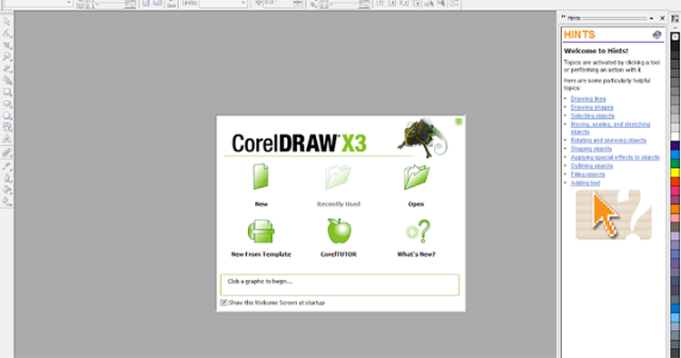 Tải phần mềm thiết kế CorelDRAW X3 miễn phí mới nhất