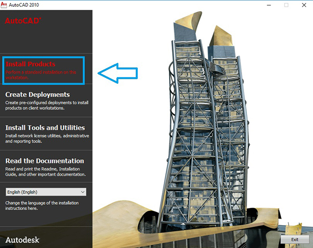 Hướng dẫn cài đặt Autocad 2010