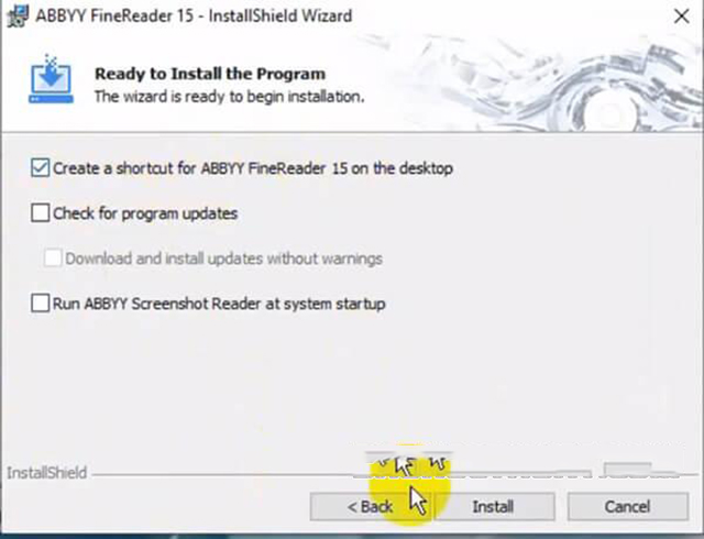Cách cài đặt abbyy finereader 15