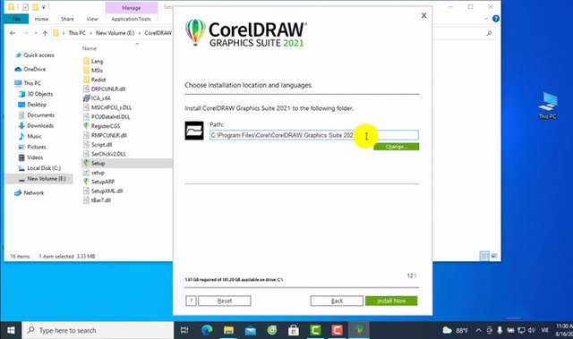 Hướng dẫn cài đặt phần mềm CorelDRAW 2021
