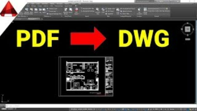 Hỗ trợ chuyển đổi tệp tin PDF thành DWG đơn giản