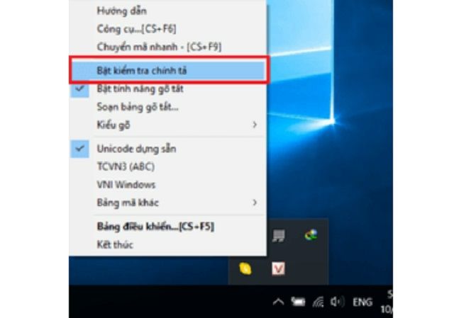 Bỏ chế độ chính tả để gõ tiếng Việt có dấu được 