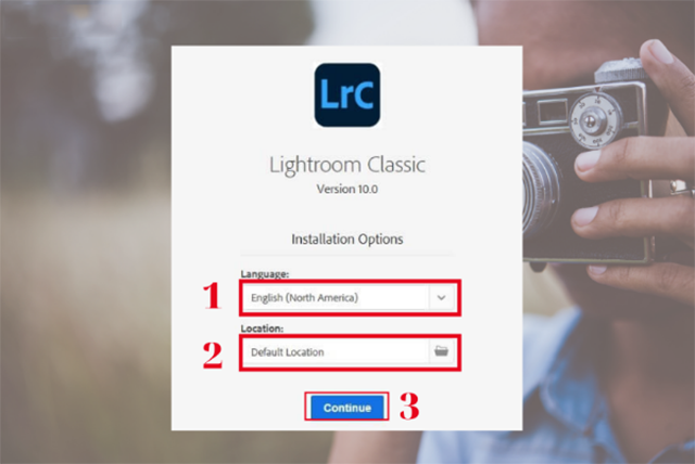 Cài đặt Adobe Lightroom CC 2021