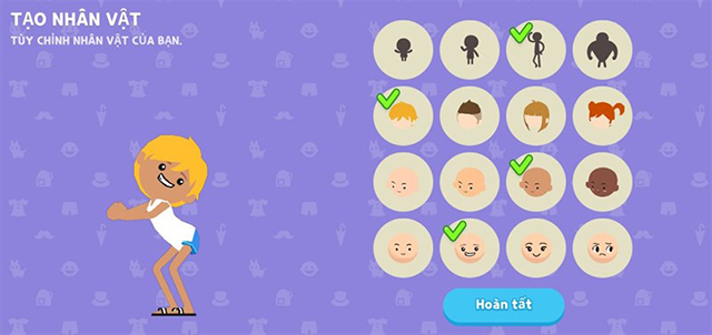 Play together tạo nhân vật