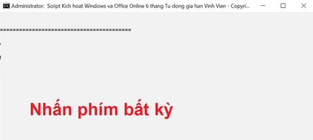 Active Office 2016 cmd tựu động