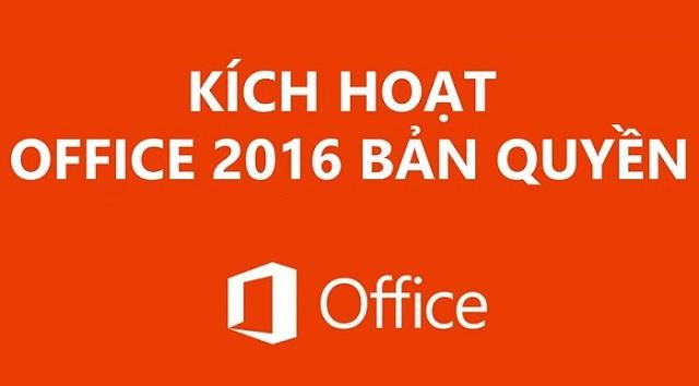Danh sách key Office 2016 mới nhất 2023