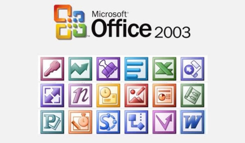 Các ứng dụng nằm trong bộ công cụ tin học văn phòng Office 2003