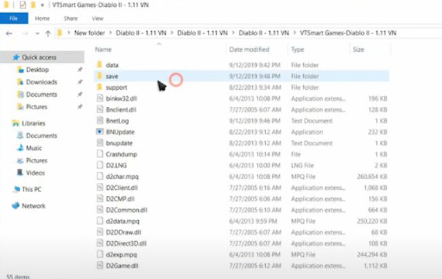 folder tên data và file