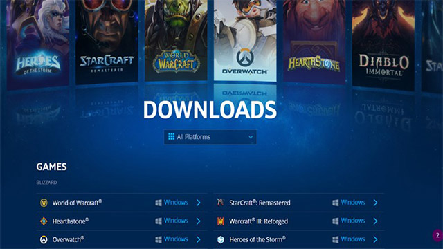 Truy cập vào trang chủ chính thức của Warcraft 3: Reforged
