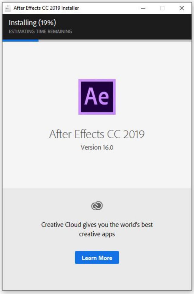 Hướng dẫn cài đặt Adobe After effects 2019 miễn phí