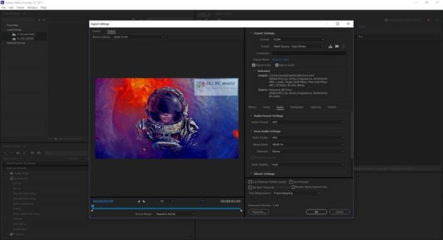 Adobe Media Encoder CC 2020 chuyên xử lý phim, biên tập và chỉnh sửa video