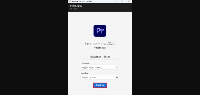 Hướng dẫn cài đặt adobe premiere pro cc 2022 miễn phí