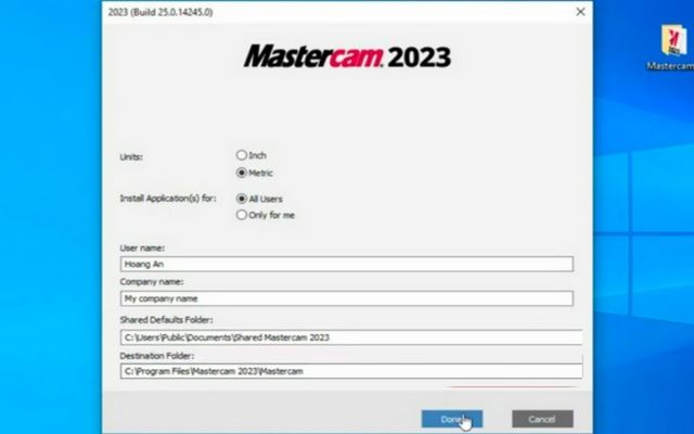 Hướng dẫn cài đặt mastercam 2023 miễn phí